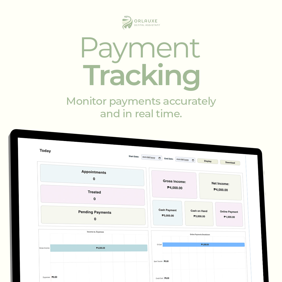 Laptop screen showing reports